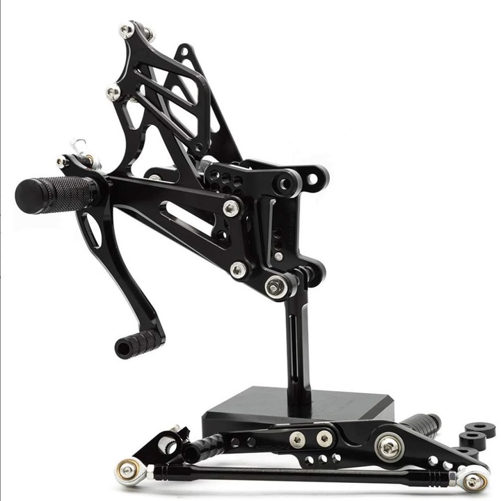 Set accesorii moto TopX pentru Yamaha YZF R1 2007-2008, dublu suport, aluminiu, anodizat