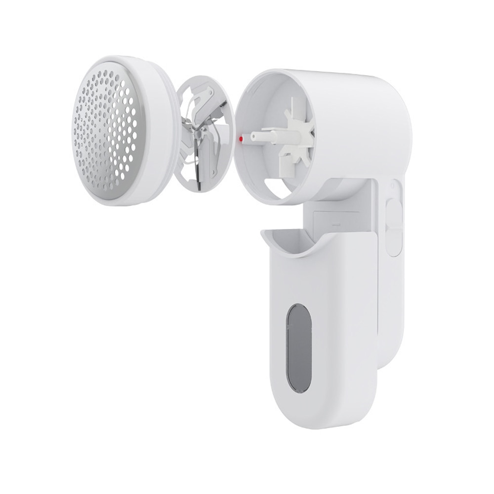 Aparat electric pentru indepartat scame, alb