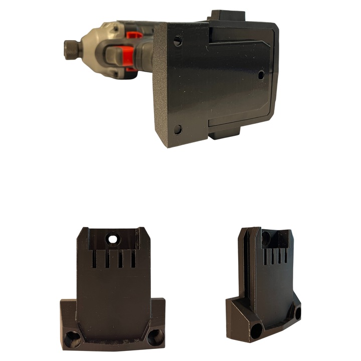 Függesztett szerszámtartó, Parkside, tartós műanyag, fekete, műhelybe és garázsba