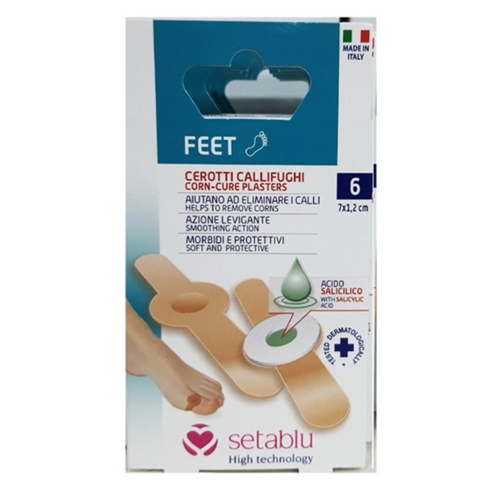 Plasturi pentru indepartarea bataturilor, Setablu, set 6 bucati, hipoalergenic, 7x1, 2cm