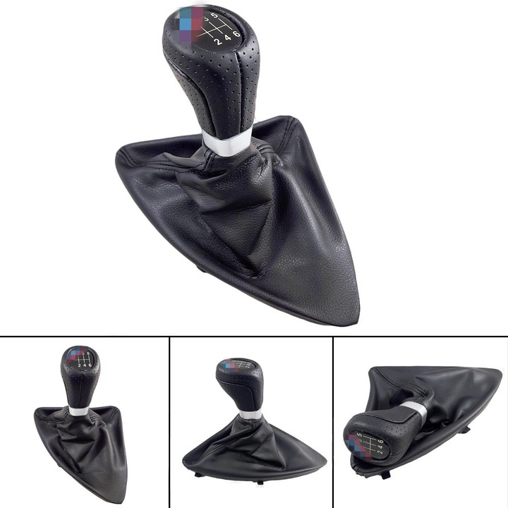 Топка и маншон за скоростен лост за BMW 1 серия E81 E82 E87 E88 LHD 6 скорости