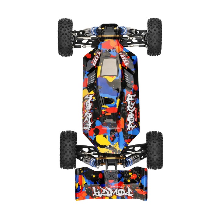 Távirányítós autó, 1/12, akár 75KM/H sebesség, 4WD, fém és műanyag