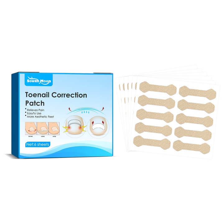 Plasturi corector unghii, set, 30x20cm, elastic, respirabil