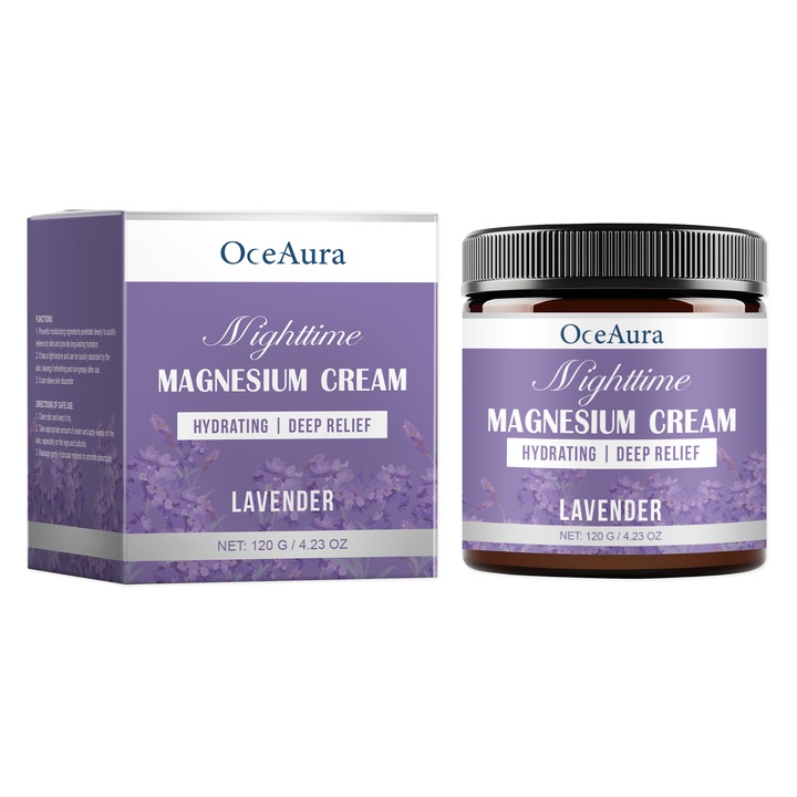 Mélyhidratáló magnézium éjszakai krém, 200ml, OceAura