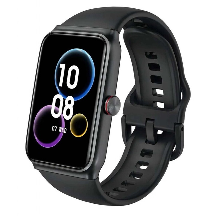 Смарт фитнес гривна Honor Choice, силикон, черна, 1.3 инча