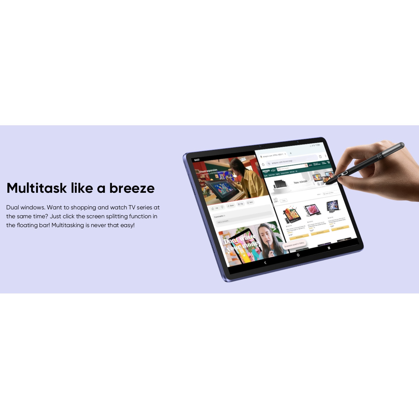 Tableta XP-Pen Magic Drawing Pad 12" Display 2K FHD, Stylus X3 Pro, 16K Nivele Presiune, Rezolutie 2160x1440, Android 12, 8GB RAM + 256GB, Wi-Fi, Include husa silicon