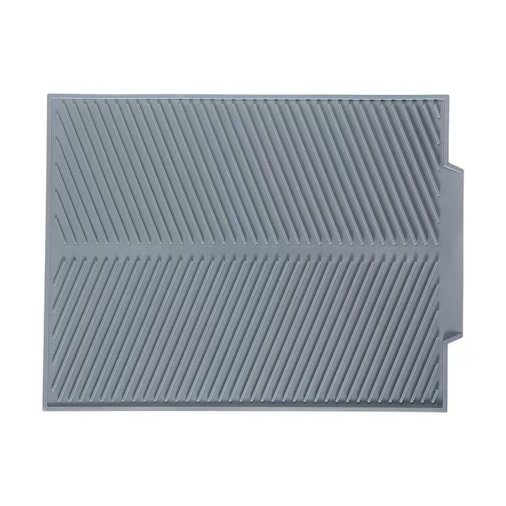 Suport de silicon multifunctional pentru drenaj, gri, 43x33cm