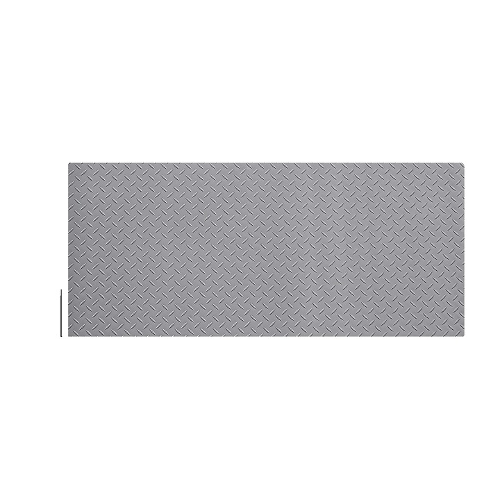 Covorase auto, 7.5x20ft, gri argintiu, PVC, design antiderapant