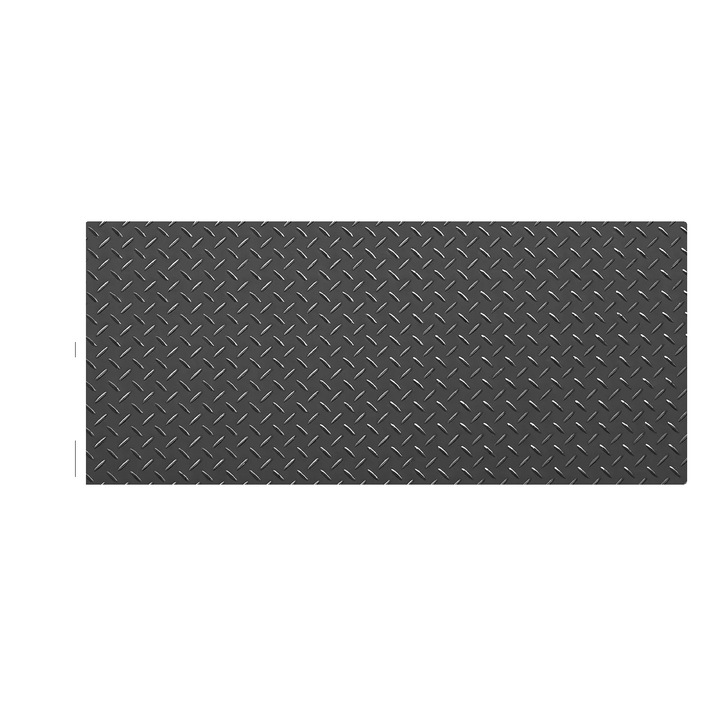 Garázsszőnyeg, PVC, csúszásmentes kialakítás, 228,6 × 609,6 cm, fekete