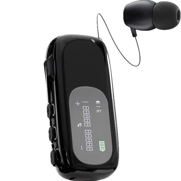 Casti wireless UWOT, Bluetooth 5.4, anulare zgomot, design ergonomic, negre