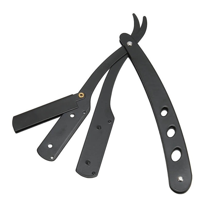 Brici cu lama interschimbabila Edman, otel inoxidabil, Negru