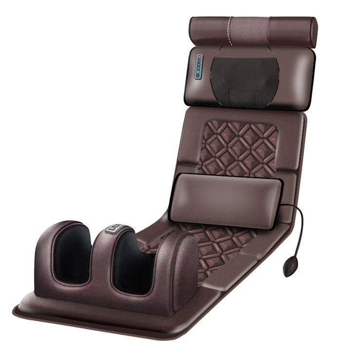 Saltea de masaj, intensitate ajustabilă, design pliabil, 126x50cm