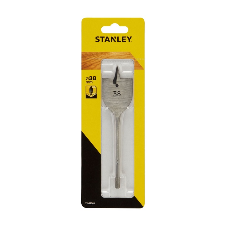 Burghiu Lemn Plat Ø38Mm X 154Mm