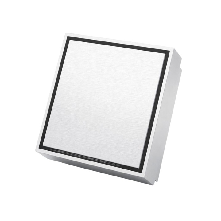 Sistem de scurgere, Imorom, sifon de pardoseala, inox 304, cromat, 100x100 mm