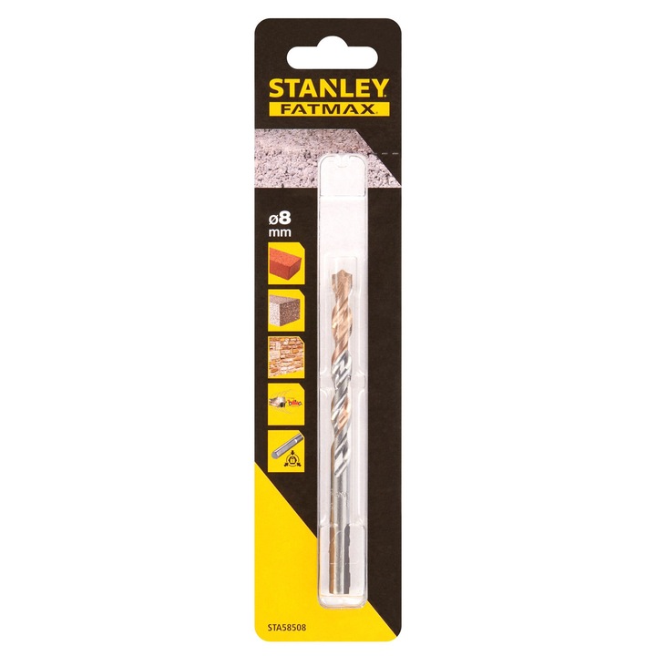 Burghiu Beton/ Zidarie/ Piatra Ø8, 0 X 120/75Mm