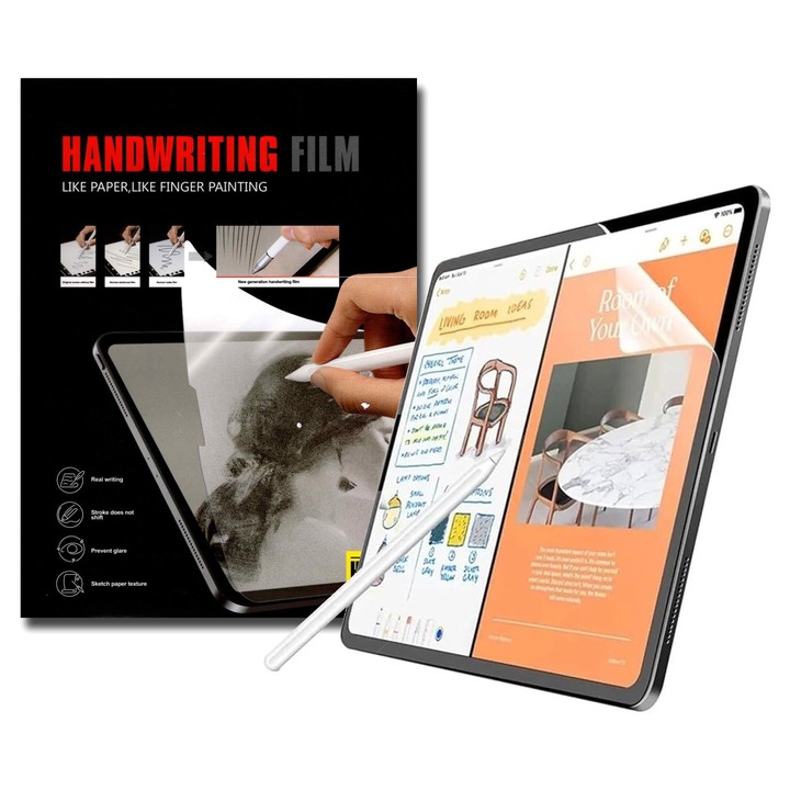 2 db védőfólia Redmi Pad 2 Pro, 12.1"-hoz, tükröződésmentes, ideális íráshoz / rajzoláshoz, papírhatású