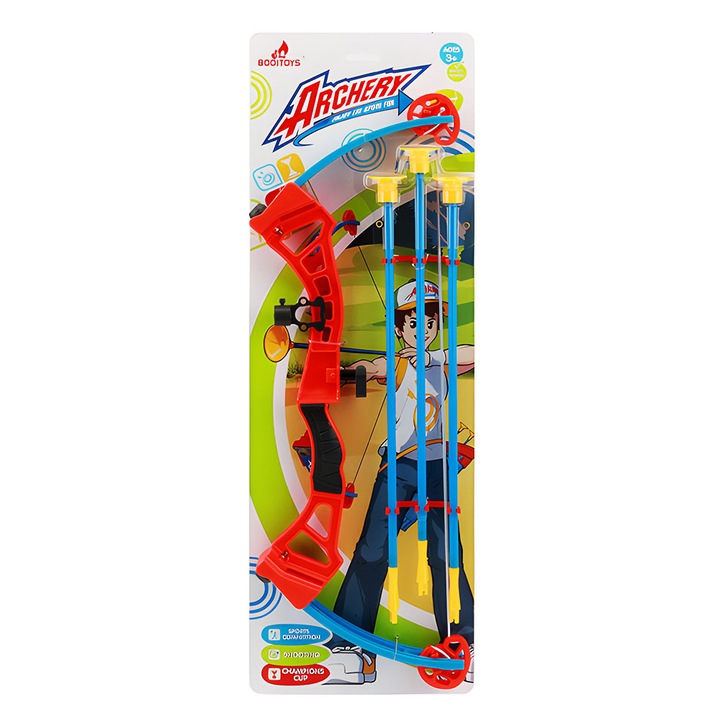 EmonaMall W5559 gyermek íj nyilakkal, többszínű