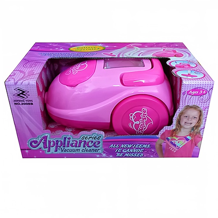 Aspirator de jucărie EmonaMall W4971, Roz