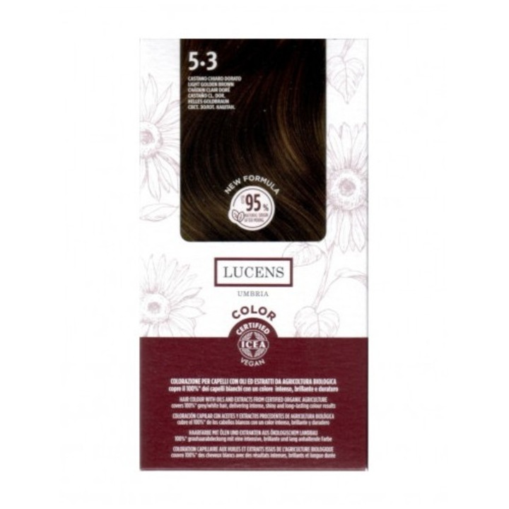 Vopsea fara amoniac Saten Deschis Auriu 5.3 Lucens Umbria