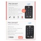 Tastatura control acces PNI DK150T cu Wi-Fi, deblocare cu PIN, card RFID si din aplicatia Tuya Smart, IP65, negru
