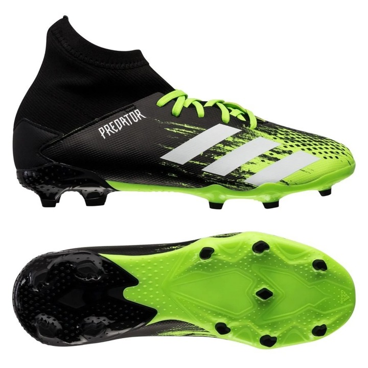 Ghete fotbal Adidas Predator Mutator 20.3 FG/AG, textil, negru