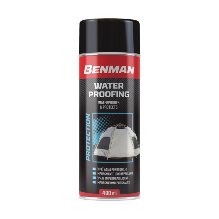 Spray impermeabil, Benman, 400 ml, pentru incaltaminte si textile