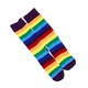 Sosete Funny Lollipop Curcubeu, model Candy Roll, unisex, marime universala, cadou original