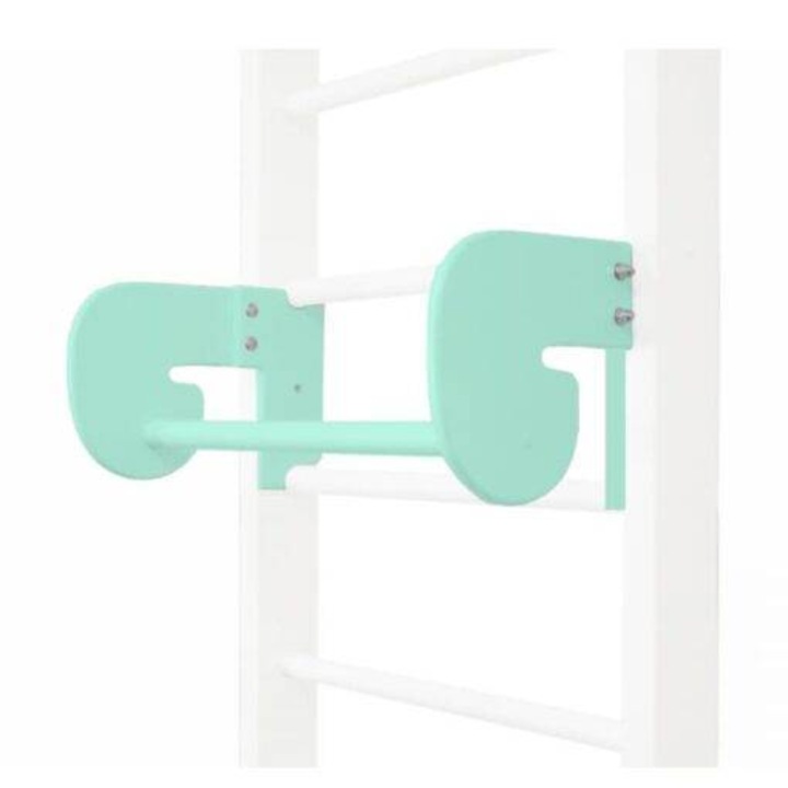 Suport scara, lemn, turcoaz, 25x60 cm