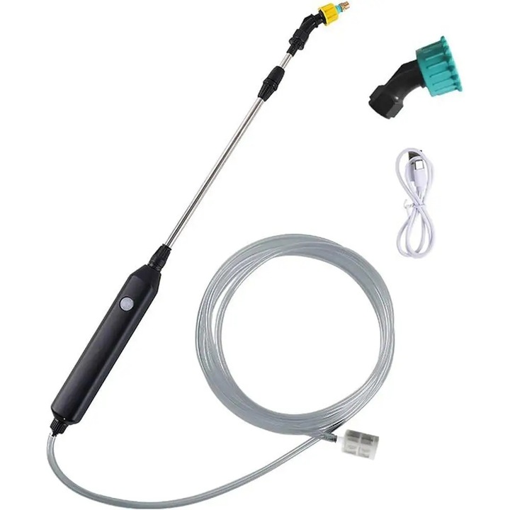 Pulverizator electric portabil COBI SMART, acumulator 3.7V 2400mAh, tija telescopică, duze reglabile