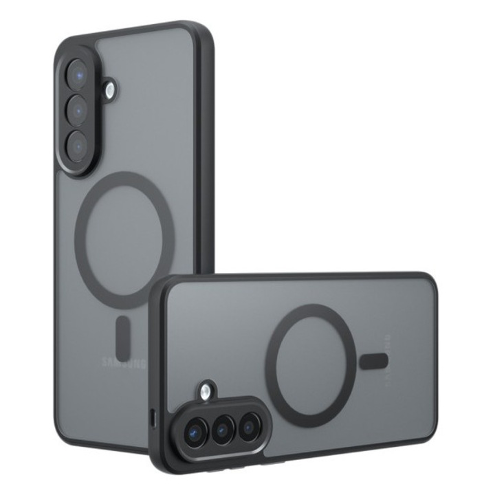 Husă pentru Samsung Galaxy A57, Upzz, design premium, rezistență, negru, funcție MagSafe