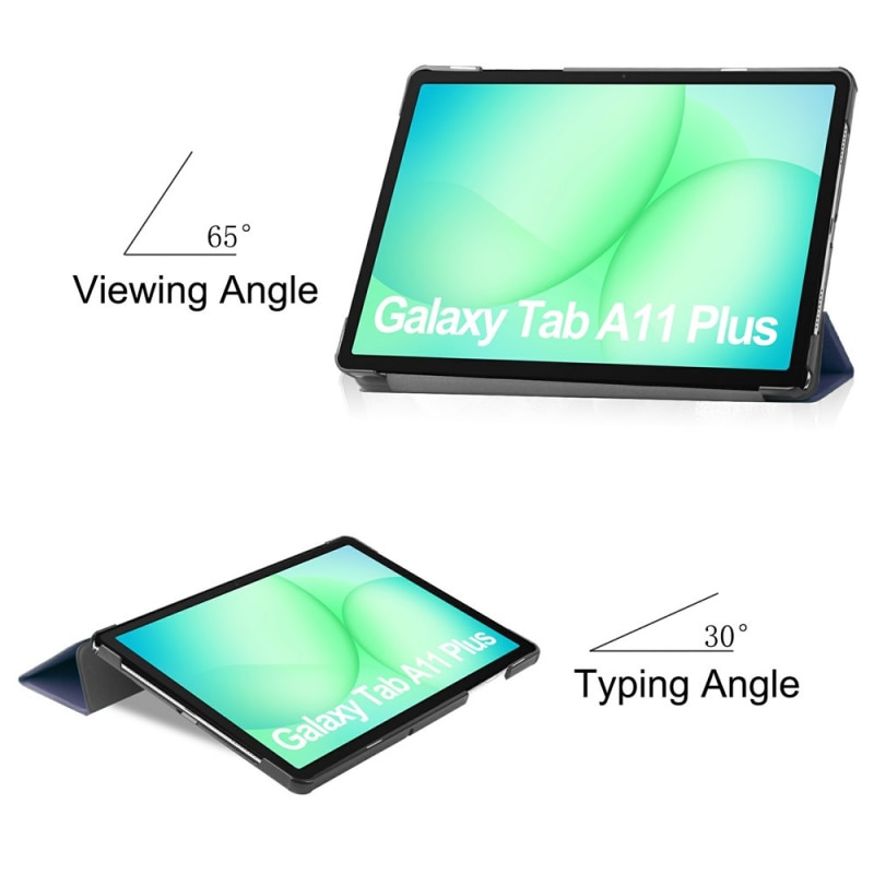 Husa Book Cover compatibila cu Samsung Galaxy Tab A11 Plus 2025, 11inch, Albastru inchis, TELGORBCS