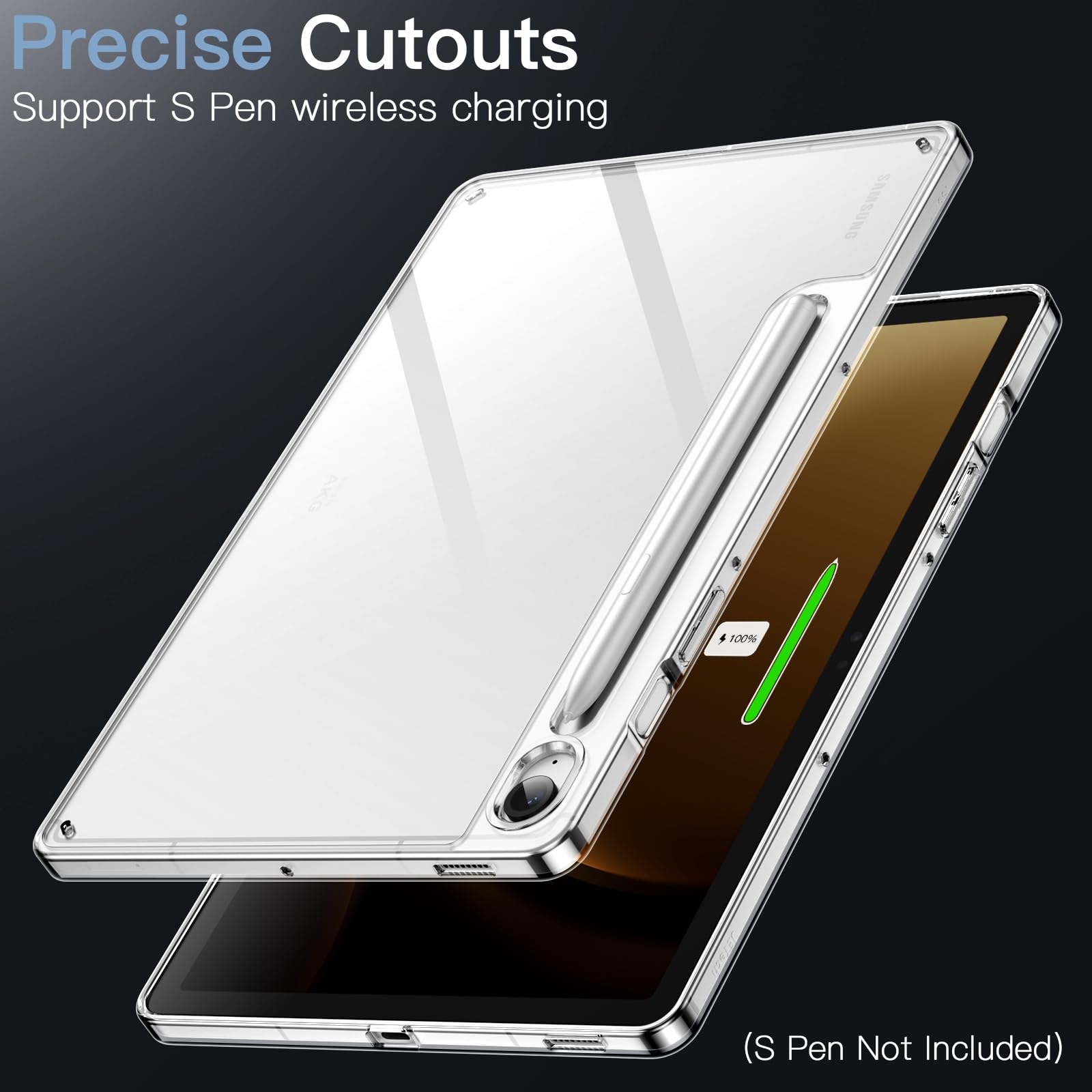 Husa tableta pentru Samsung Galaxy Tab S11, 11 inch (model 2025)，TPU, ZYciyci®, transparenta