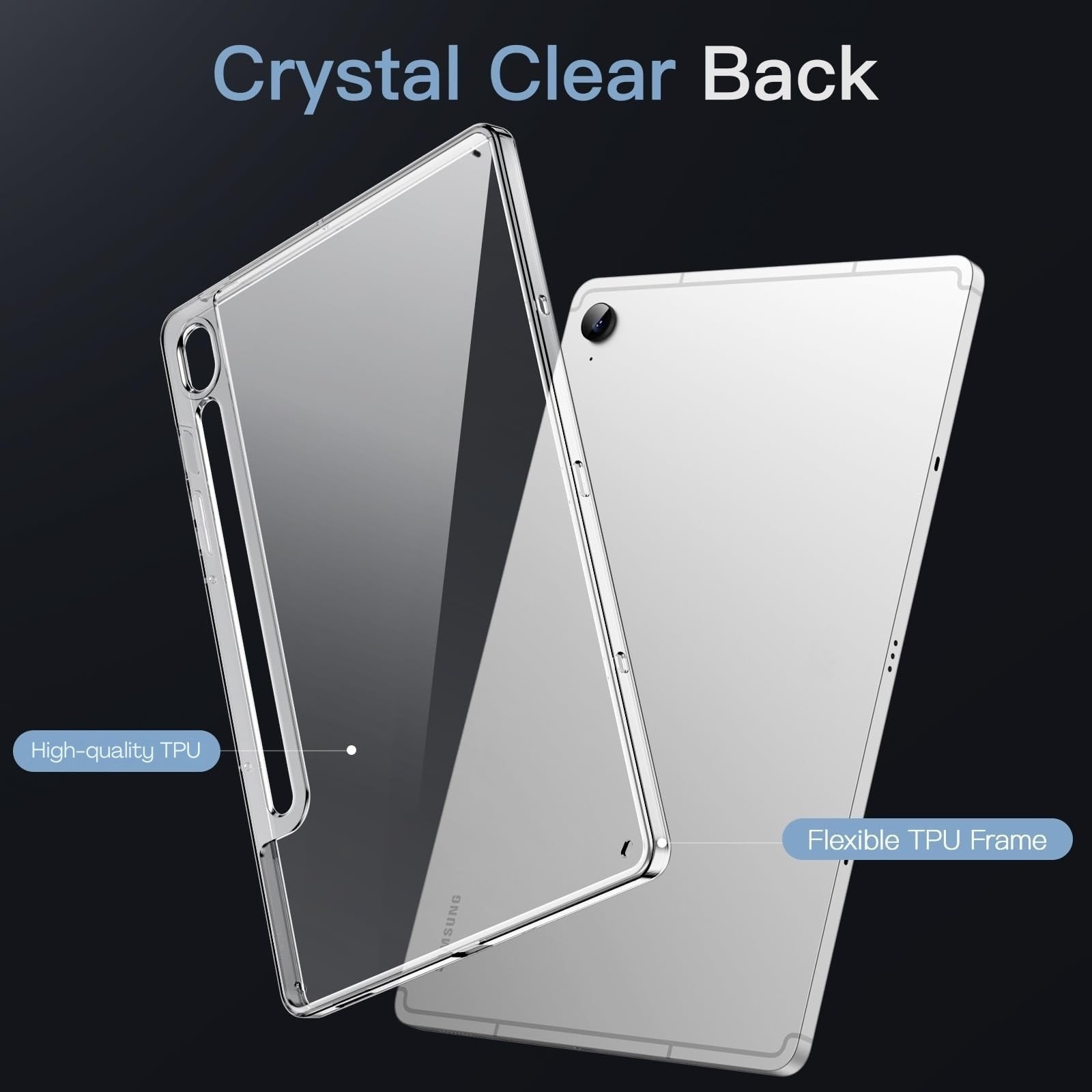 Husa tableta pentru Samsung Galaxy Tab S11, 11 inch (model 2025)，TPU, ZYciyci®, transparenta