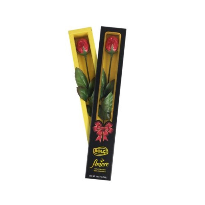 Bolci Amore Tejcsokoládé Rózsa fekete dobozban 20g