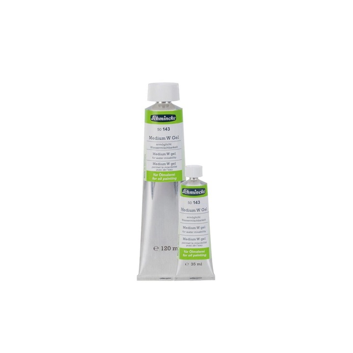 Gel pentru culorile de ulei - pentru amestecul cu apa - Schmincke, 35 ml, 50143009