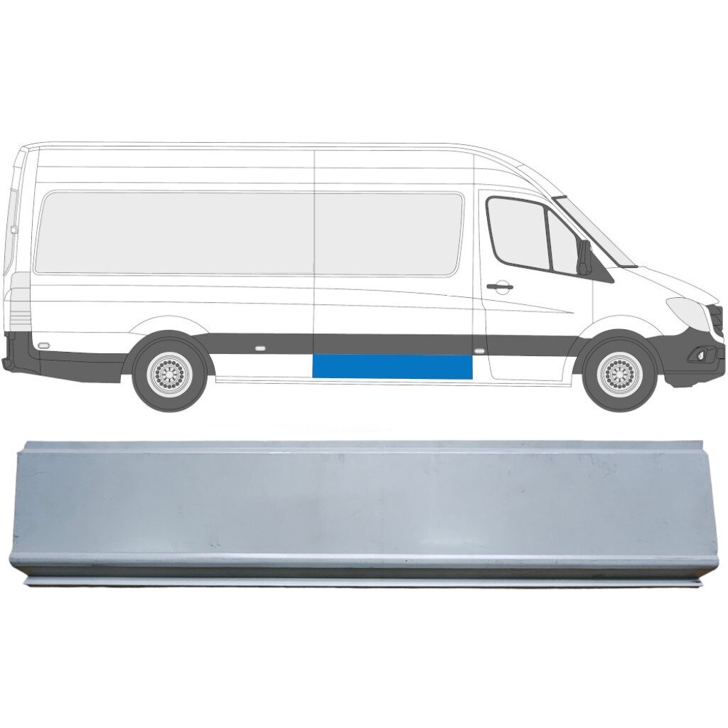 Reparatie Panou Lateral Pentru Volkswagen Crafter 2005-2017 / Stanga
