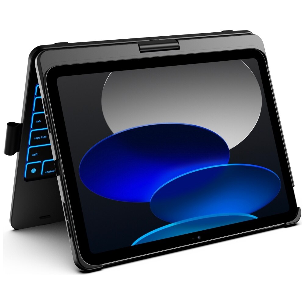Husa cu tastatura Typecase Flexbook Touch compatibila cu iPad 10.9 inch 2022 / iPad 11 inch 2025, Negru
