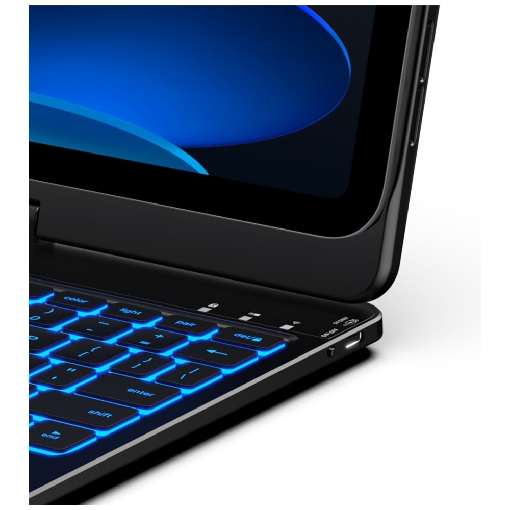 Husa cu tastatura Typecase Flexbook Touch compatibila cu iPad 10.9 inch 2022 / iPad 11 inch 2025, Negru