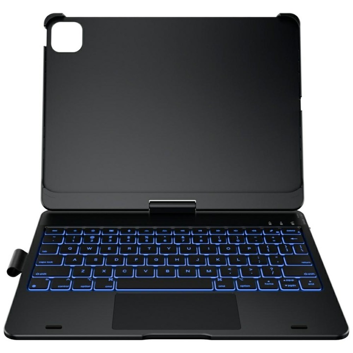 Typecase Flexbook Touch billentyűzetes tok, kompatibilis iPad Air 11 inch 2024 / 2025, Fekete