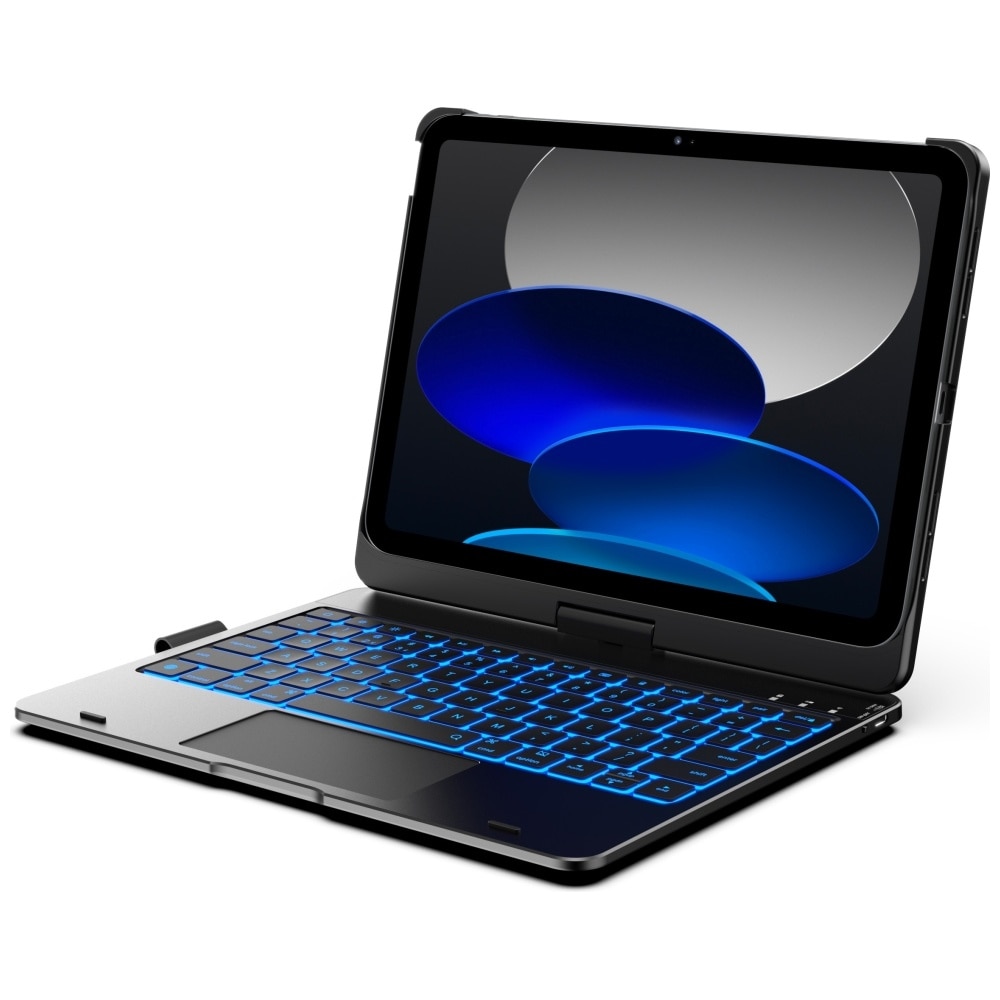 Husa cu tastatura Typecase Flexbook Touch compatibila cu iPad 10.9 inch 2022 / iPad 11 inch 2025, Negru
