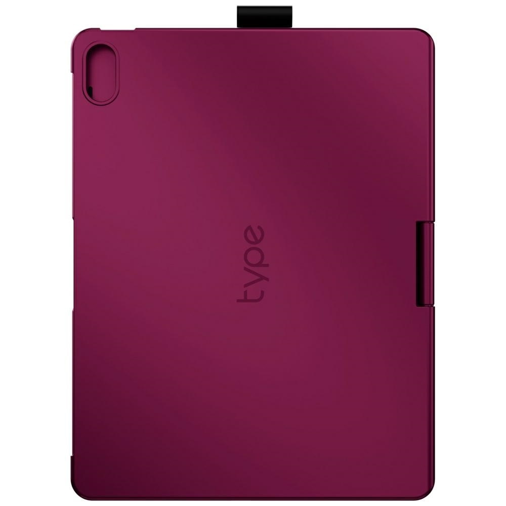 Husa cu tastatura Typecase Flexbook Touch compatibila cu iPad 10.9 inch 2022 / iPad 11 inch 2025, Visiniu