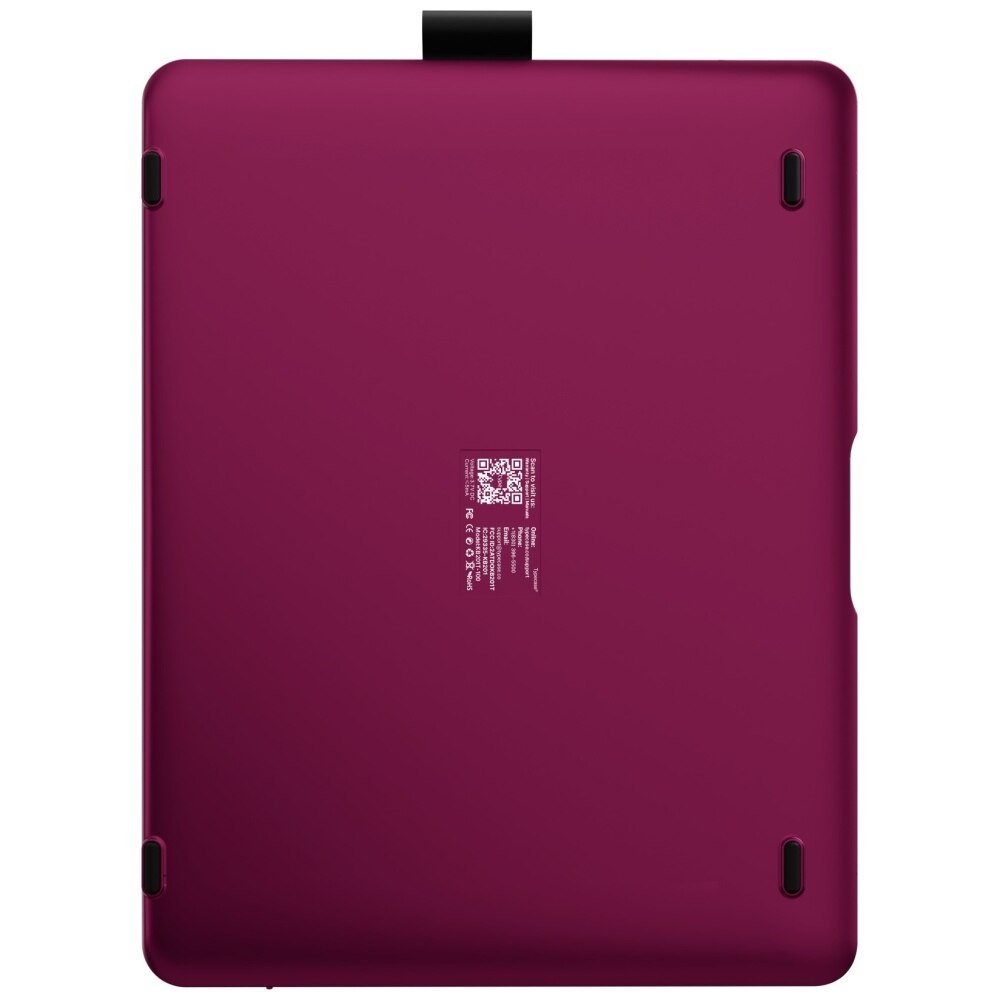 Husa cu tastatura Typecase Flexbook Touch compatibila cu iPad 10.9 inch 2022 / iPad 11 inch 2025, Visiniu