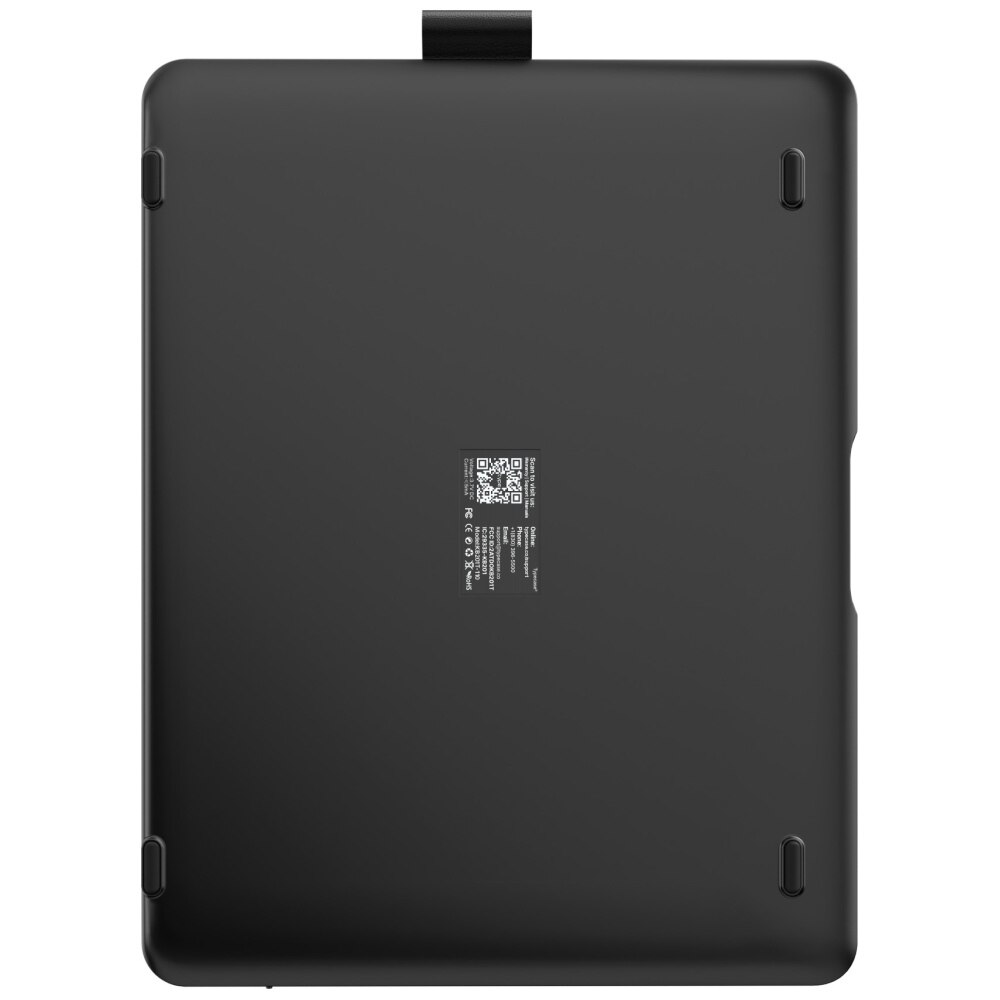 Husa cu tastatura Typecase Flexbook Touch compatibila cu iPad Air 11 inch 2024 / 2025, Gri