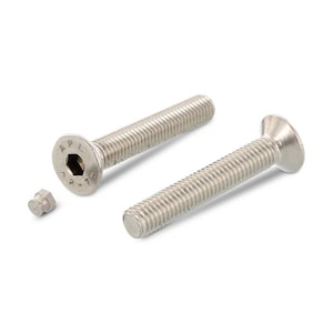 Set 100 Surub siguranta cap inecat hexagonal imbus + dop - M6 x 60 mm