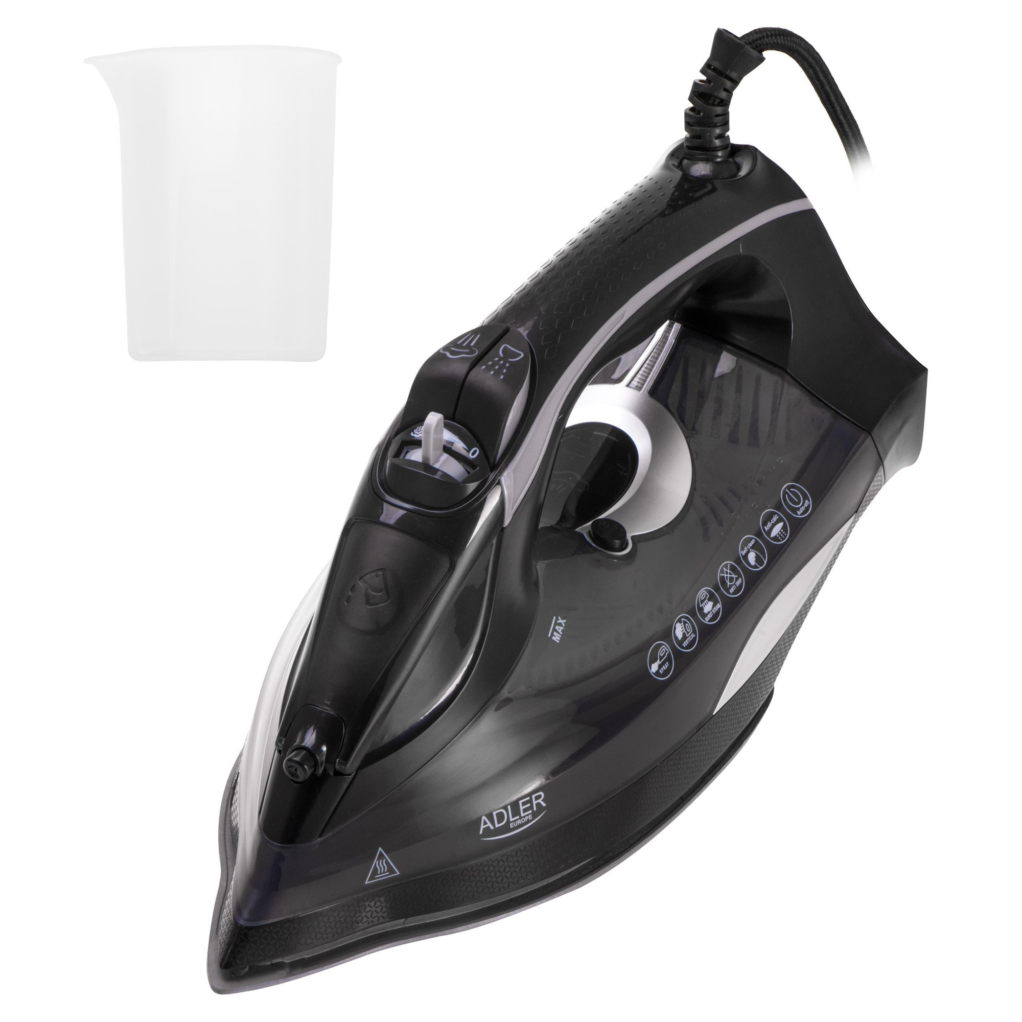 Set Fier De Calcat Adler AD5052, Talpa Ceramica, Putere 3100W, 24.6x12.6x11.5cm