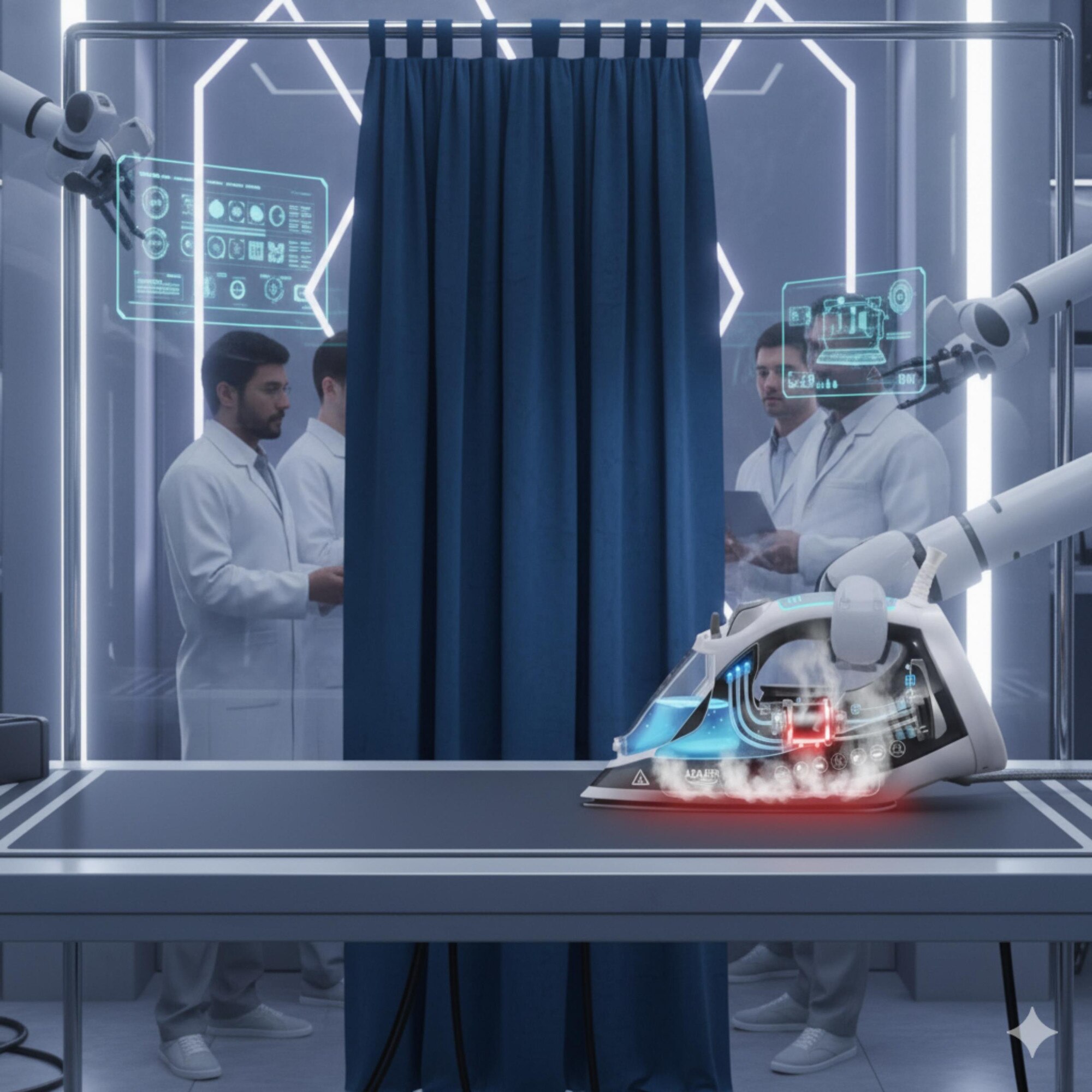 Fier de călcat cu aburi Adler AD5051, 2600W, talpă ceramică, rezervor mare 600 ml, alb, 23.2x11.8 cm