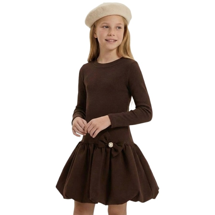 Sapca copii ZOYA Fashion, One Size 51-56 cm, bej, elegant