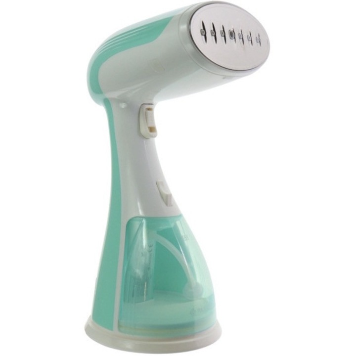 Вертикална парна ютия Paxton, 1500 W, капацитет на резервоара 0.3 литра, тюркоаз, 14x11x27.5см