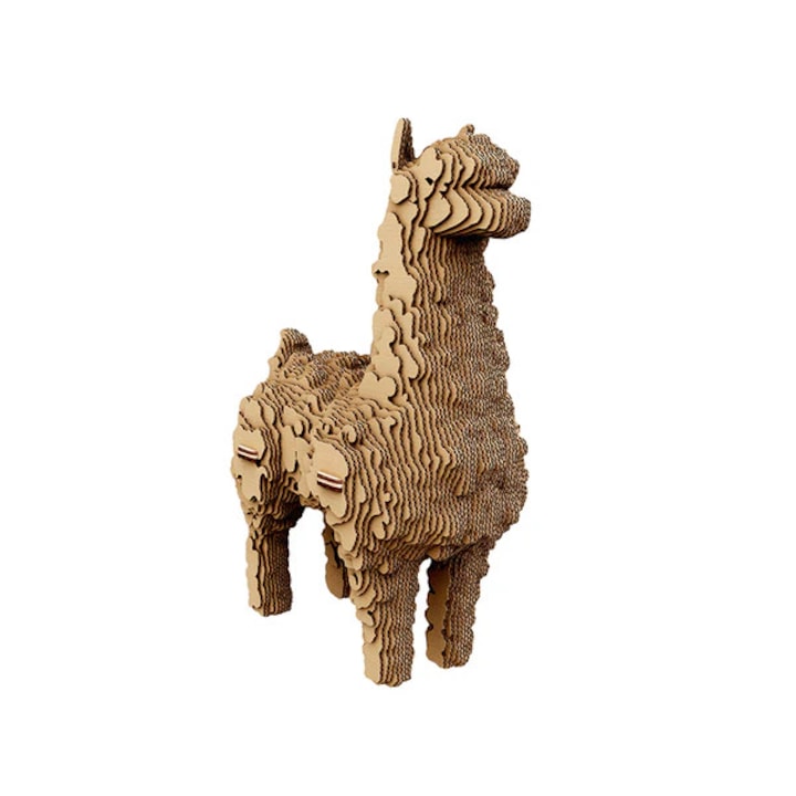 Puzzle 3D din carton - Alpaca