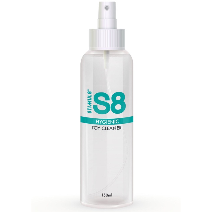Spray igienizant pentru jucarii intime S8 – Hygienic Toycleaner, curatare si protectie antimicrobiana, 150 ml